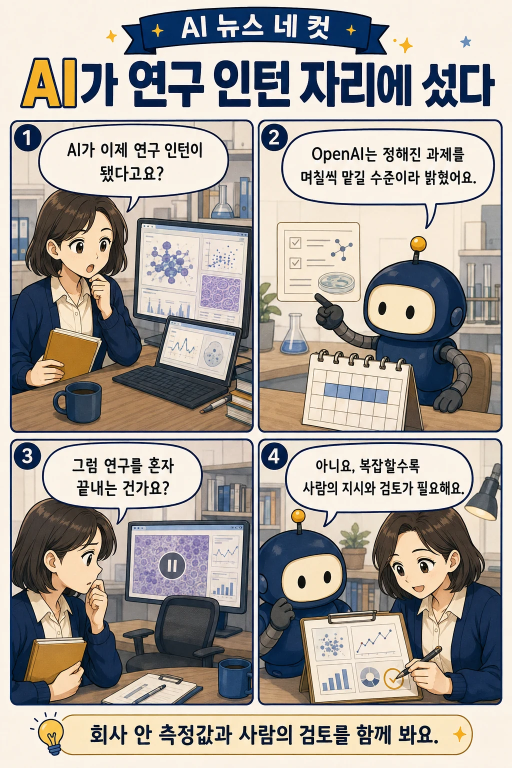 7화: AI가 연구 인턴 자리에 섰다 표지