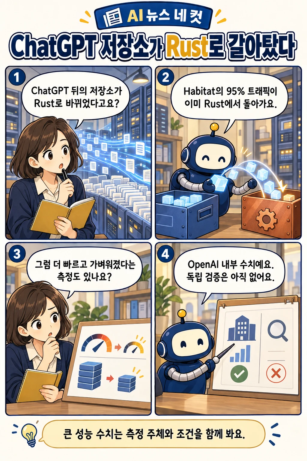 12화: ChatGPT 저장소가 Rust로 갈아탔다 표지