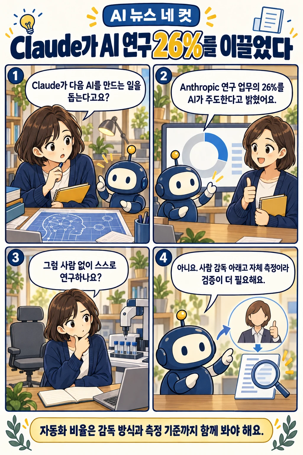 14화: Claude가 AI 연구 26%를 이끌었다 표지