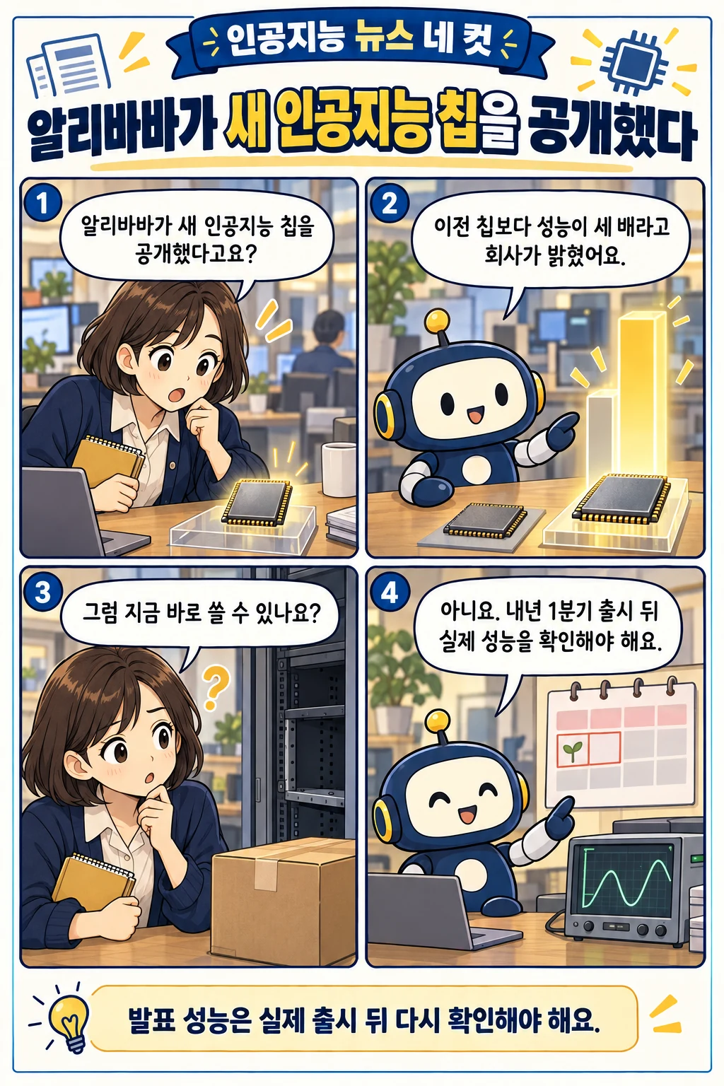 15화: 알리바바가 새 인공지능 칩을 공개했다 표지