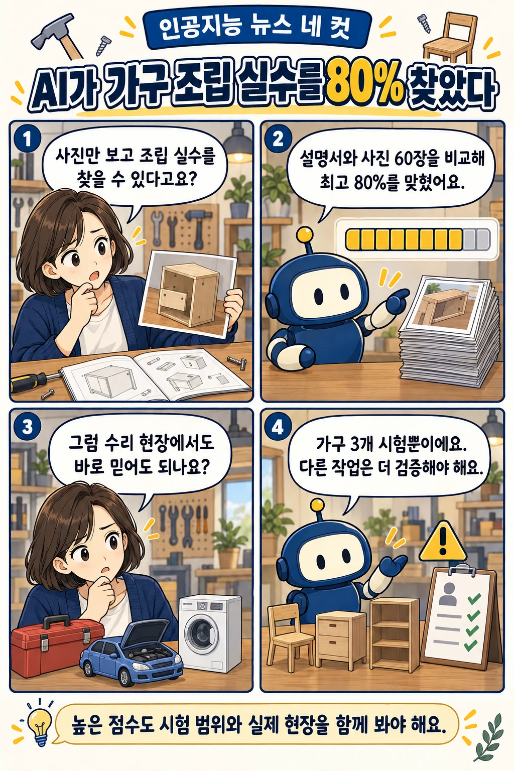 18화: AI가 가구 조립 실수를 80% 찾았다 표지