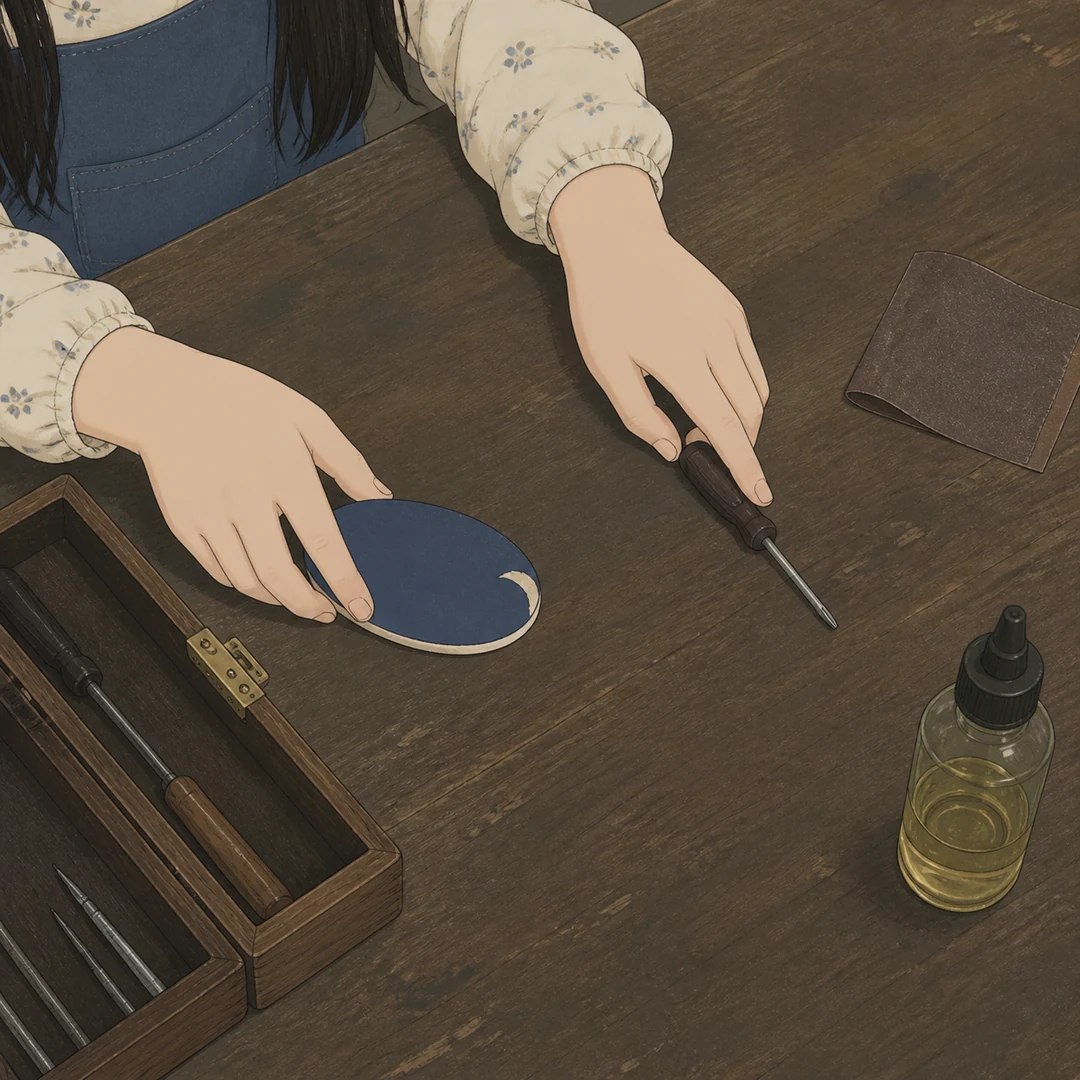 31화: 남겨 둔 흠집 13페이지. 윤서는 푸른 패를 눕히고 드라이버 하나만 앞으로 밀었다.