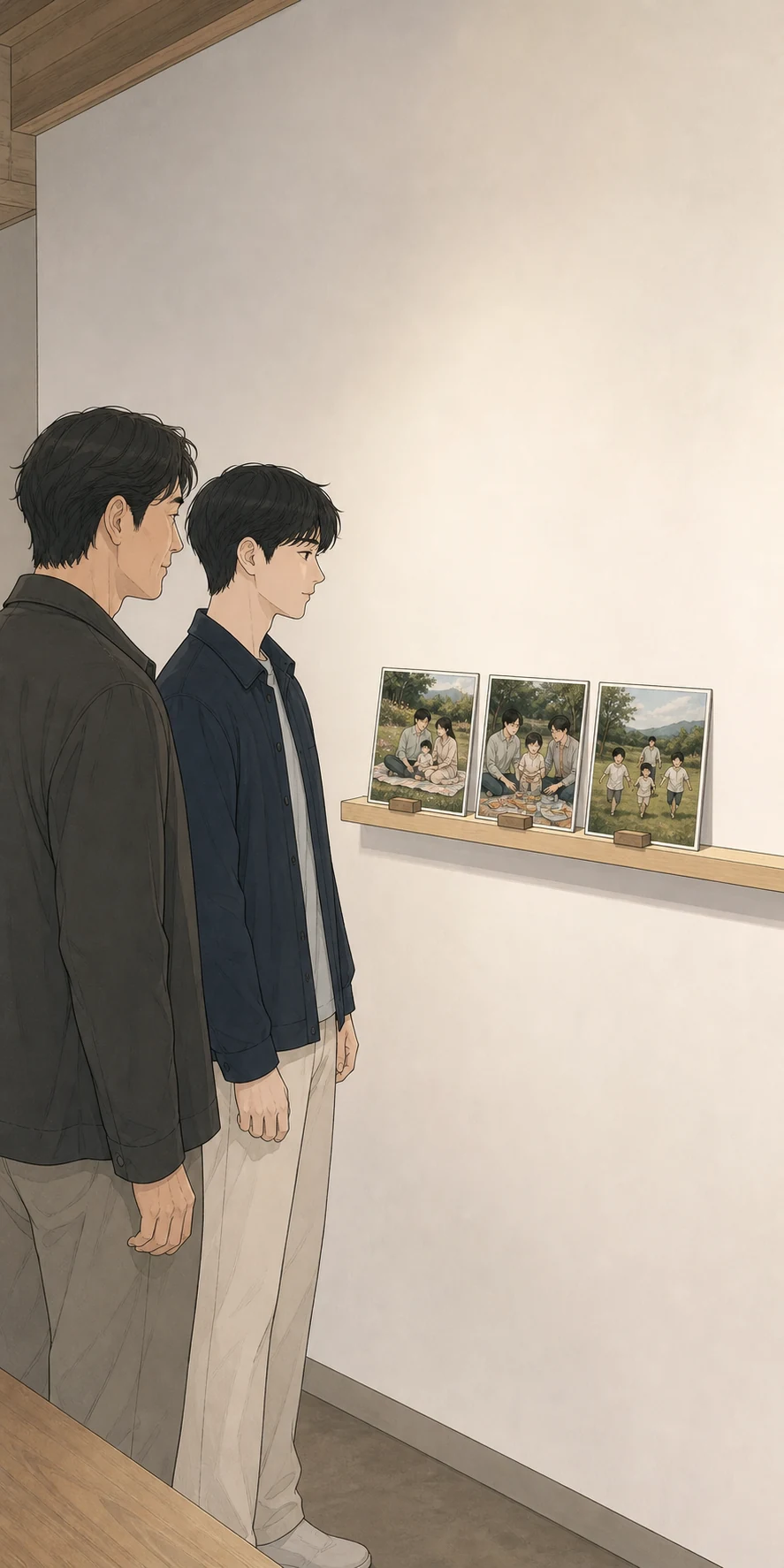 34화: 고른 순서 20페이지. 도윤은 주인이 고른 배열과 레일 끝의 빈 자리를 함께 바라봤다.