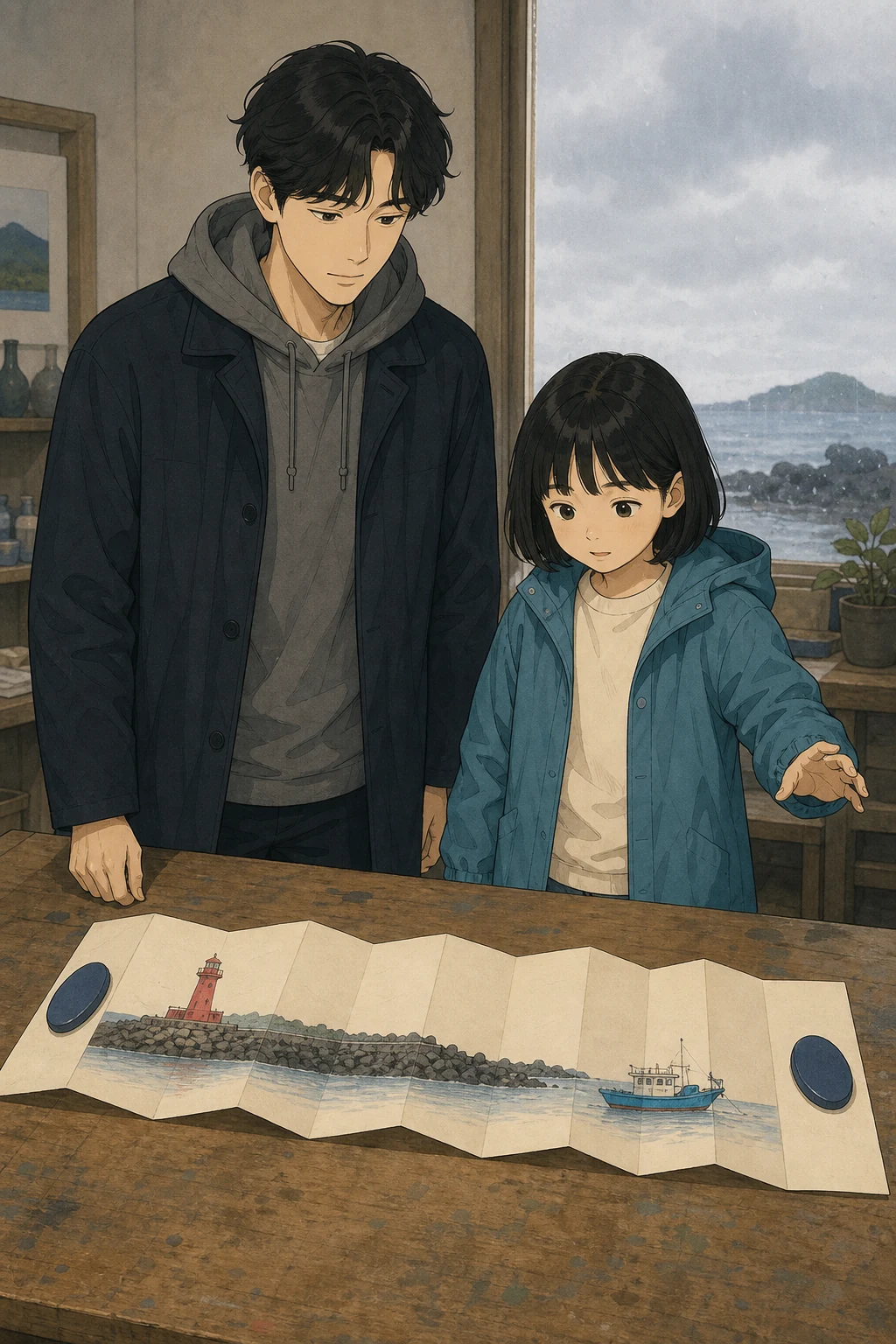35화: 펴 둔 폭 16페이지. 그는 추를 다시 바깥으로 옮기고 고른 폭에서 손을 뗐다.