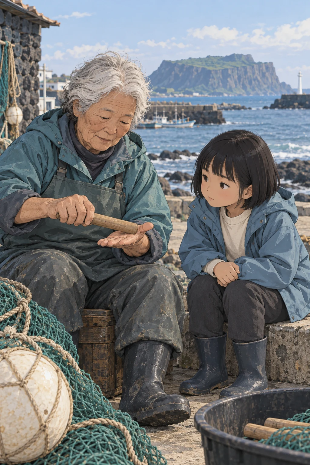 47화: 뒤집어 놓은 홈 6페이지. 순덕은 받침보다 올려 둘 물건을 먼저 굴려 보라고 했다.